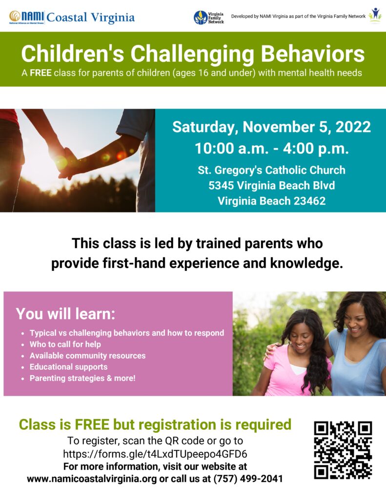 NAMI Children's Challenging Behaviors