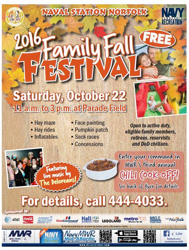 Naval Station Norfolk Family Fall Festival