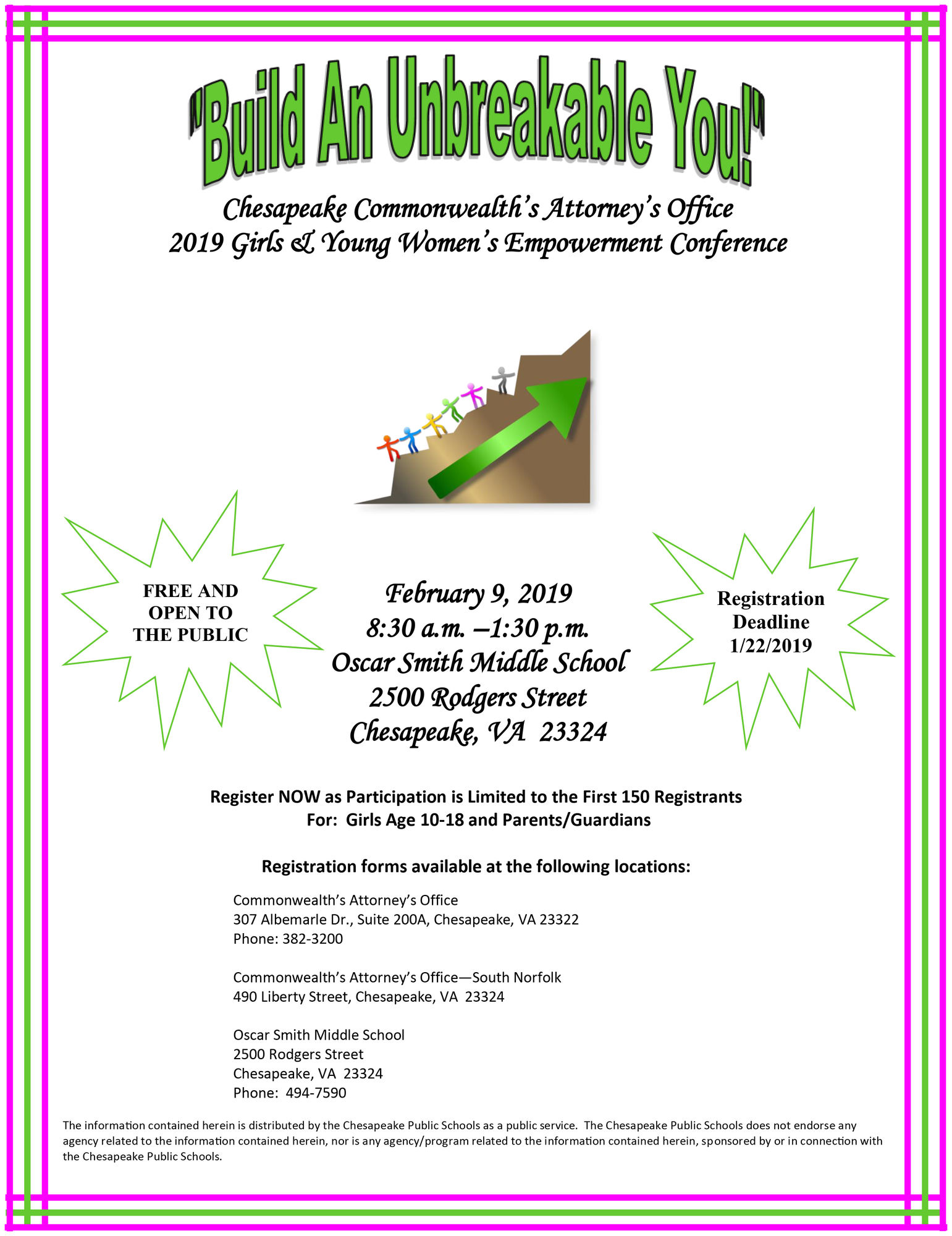 2-9-2019 Chesapeake Girls Empowerment Program