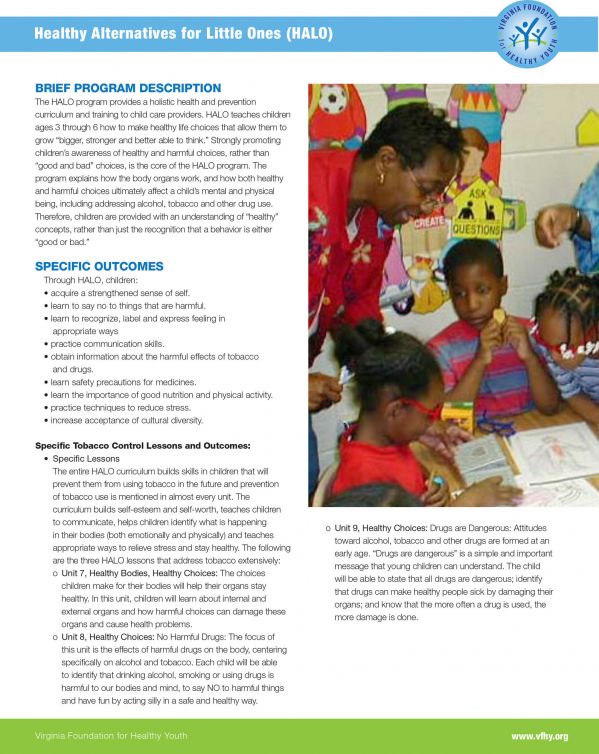 HALO program summary