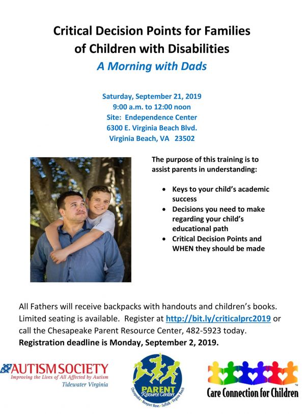 Critical Decision Points for Families of Children with Disabilities: A Morning with Dads