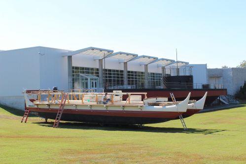 Hokule’a at the Mariner's Museum