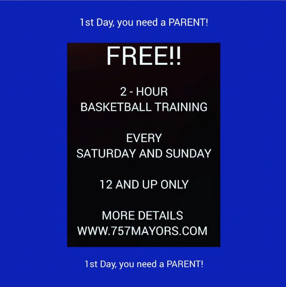 757 Mayors Basketball Free Clinics