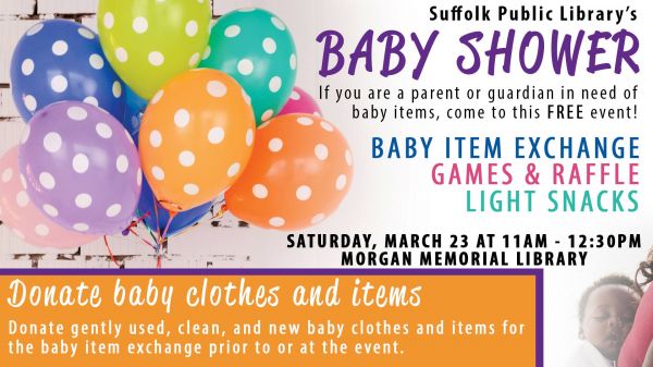 Suffolk Public Library Community Baby Shower