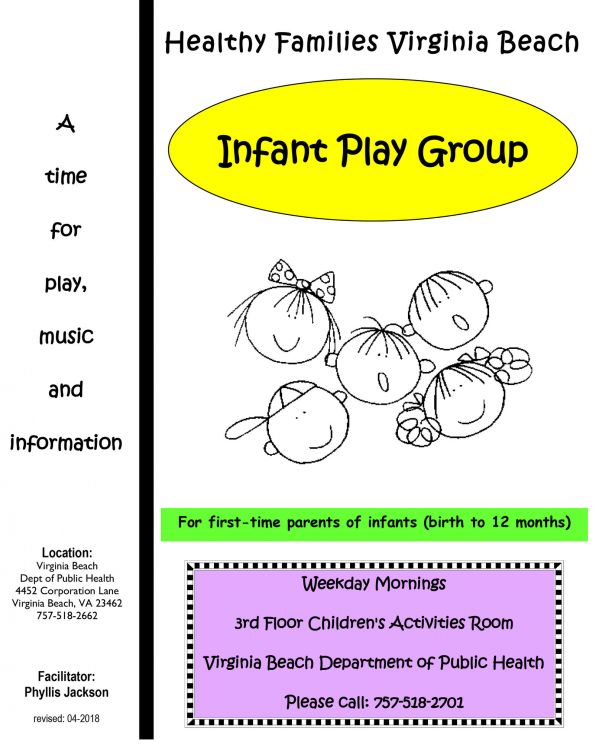 FREE Healthy Families Virginia Beach Infant Play Group