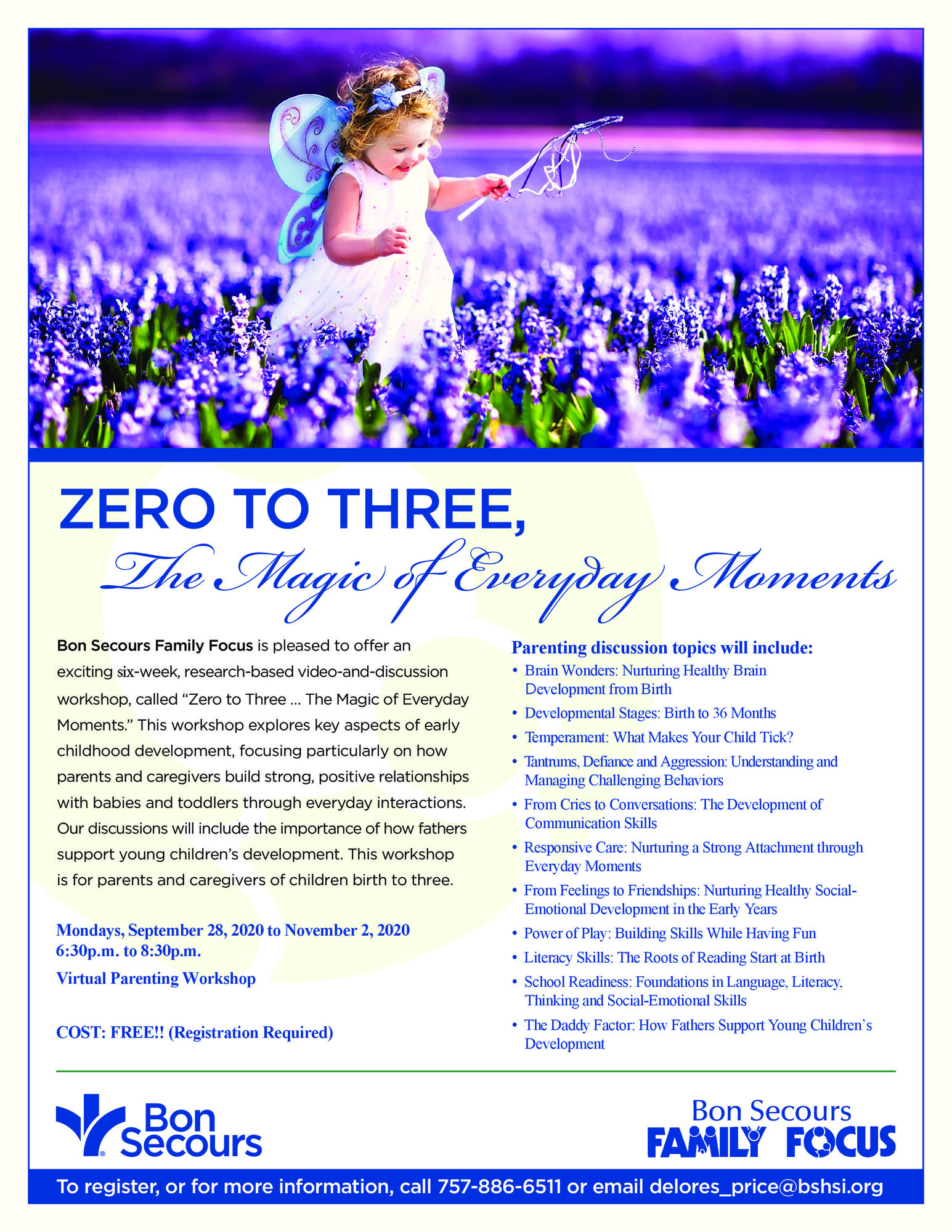 Family Focus Zero to Three Free Parenting Program