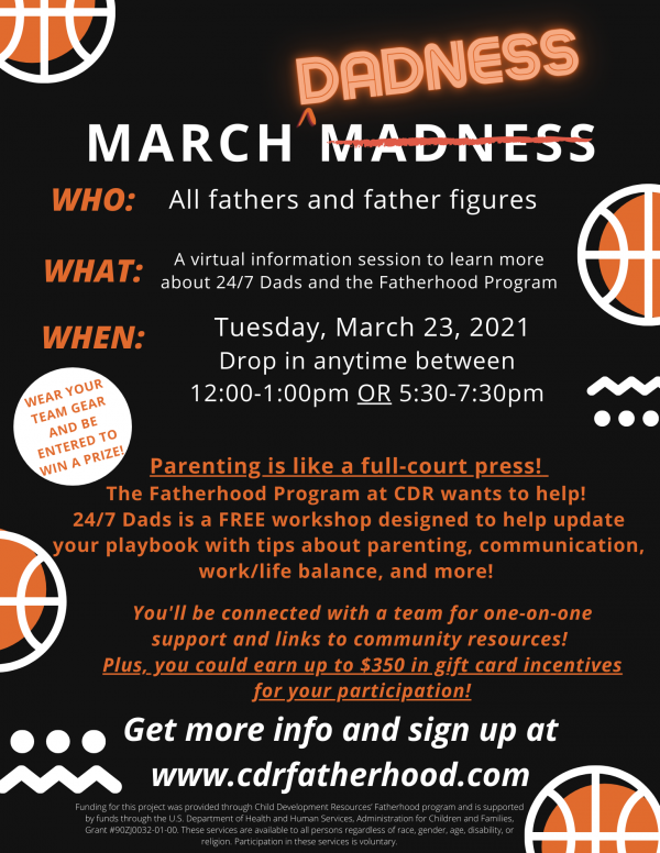 March Dadness Info Session 2021