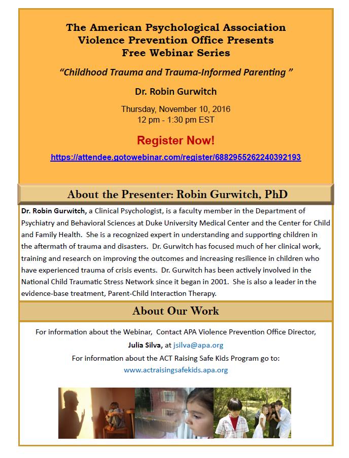 Childhood Trauma and Trauma-Informed Parenting
