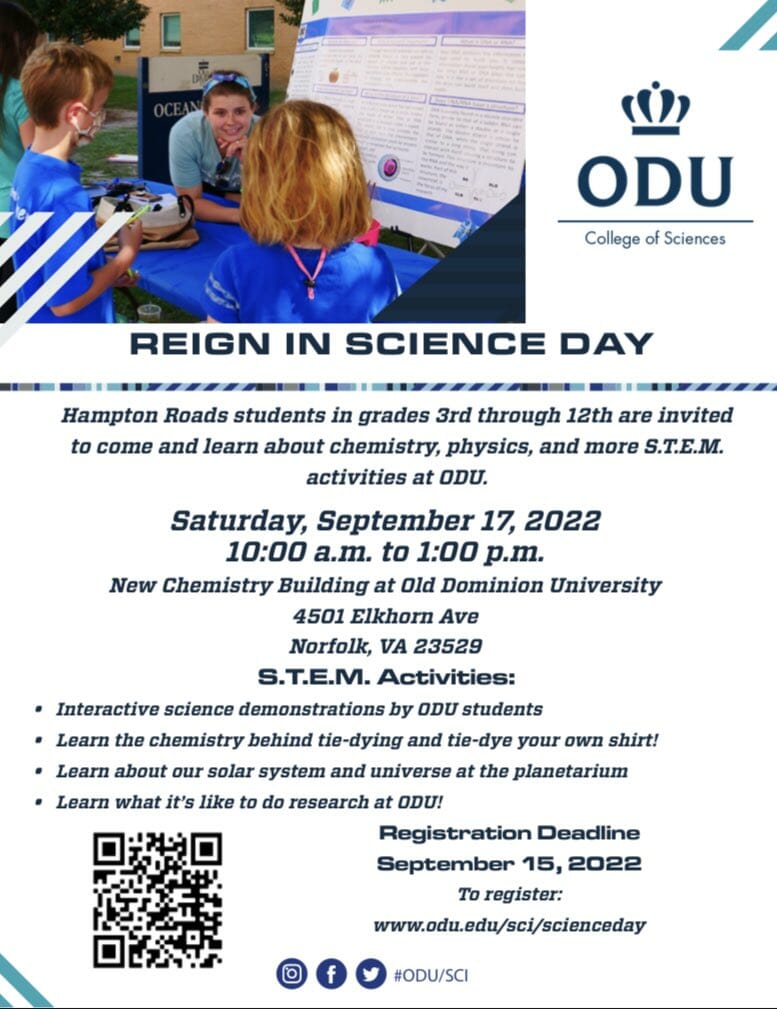 Reign In Science Day at ODU