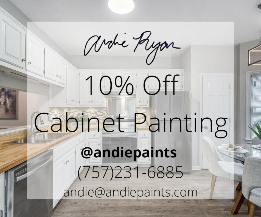 Andie Paints - Cabinet Painting - MyActiveChild