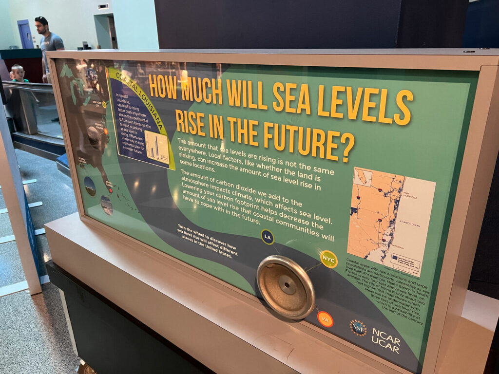 Climate Exhibit at Nauticus