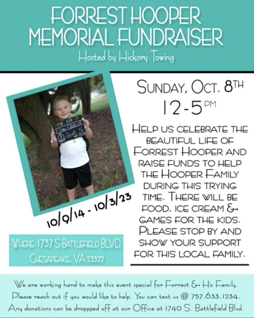 Forrest Hooper Memorial Fundraiser