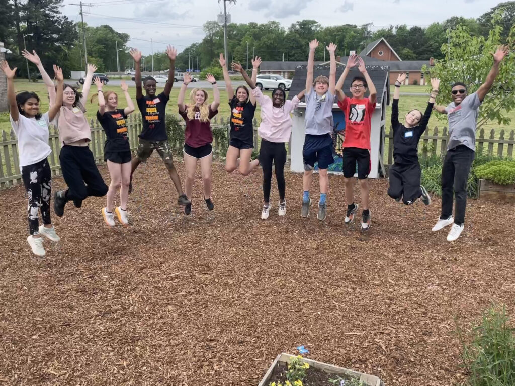 BIG JUMP at Garden Earth Day