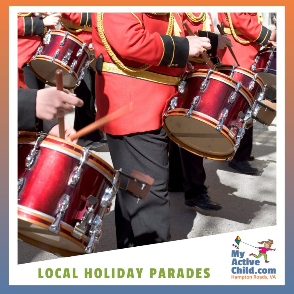 Winter Holiday Parades in Hampton Roads, Virginia