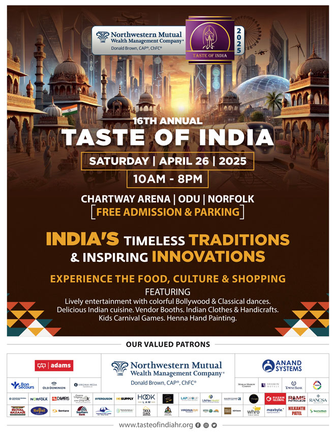 Taste of India Hampton Roads 2025