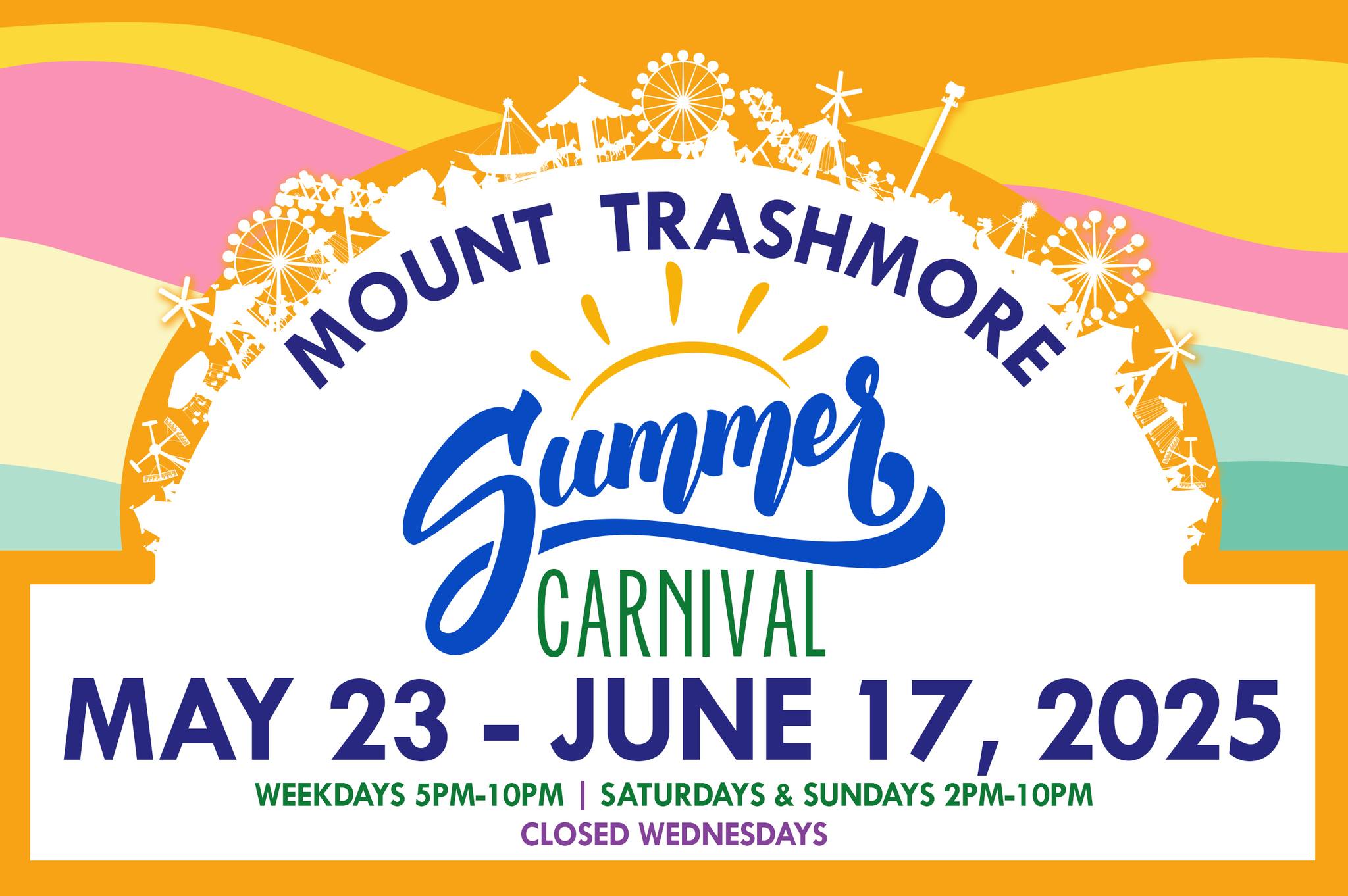 Mount Trashmore Carnival in Virginia Beach May 23 - June 17, 2025