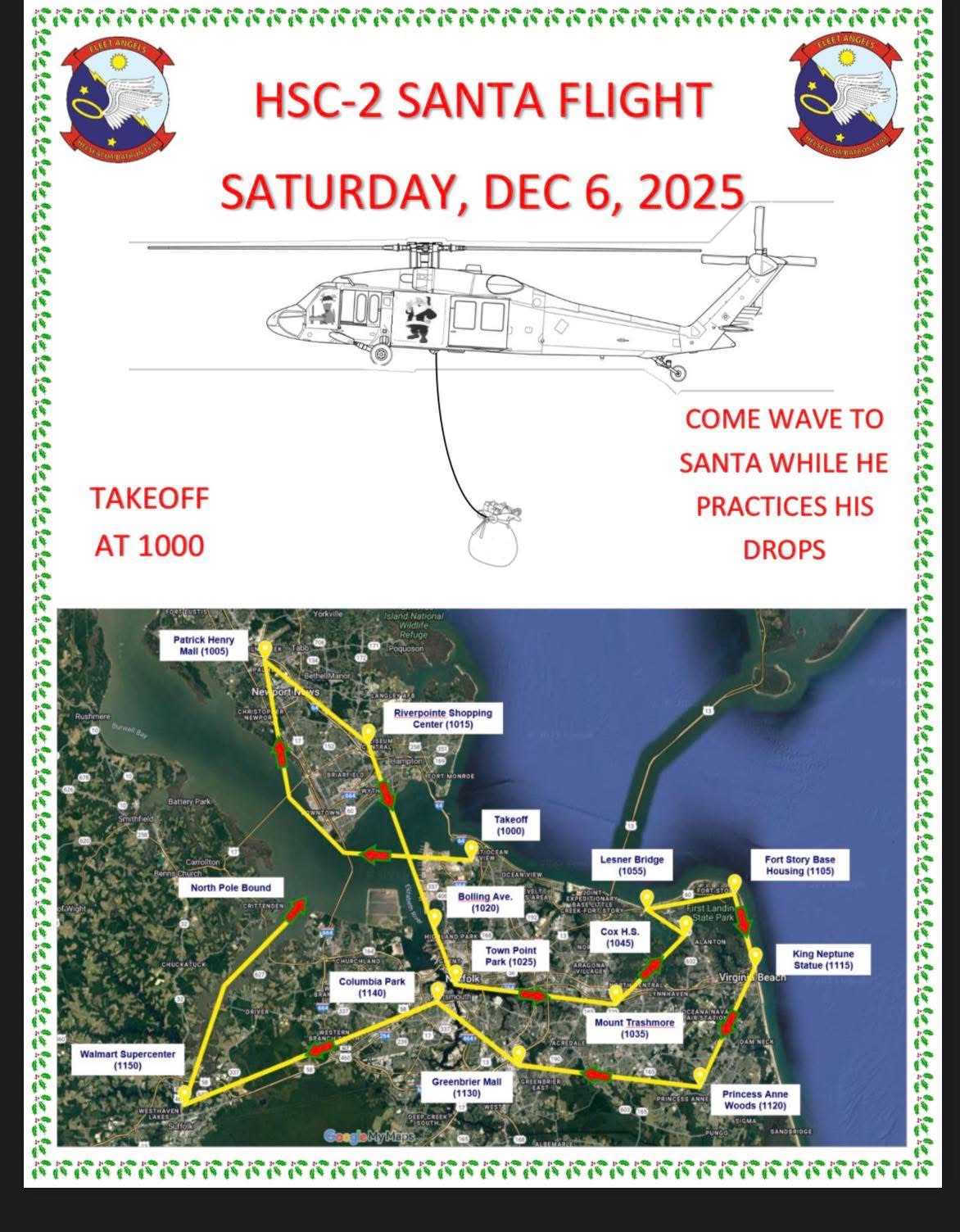 The HSC-2 Santa Flight