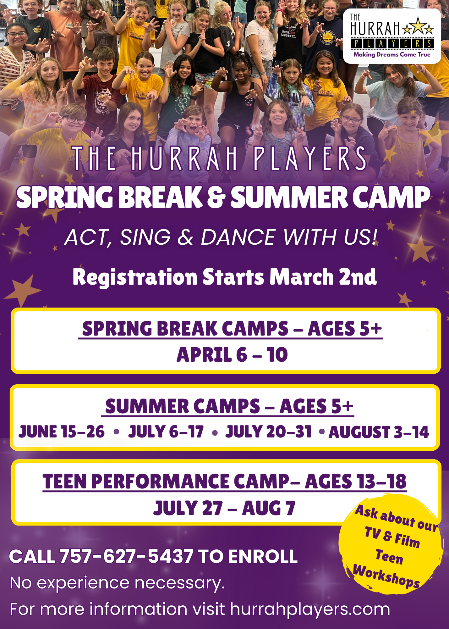 2026 Peforming Arts Summer Camps