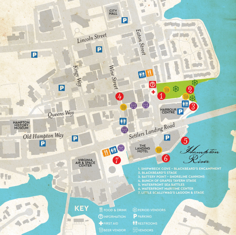 2025 Blackbeard Pirate Festival Hampton VA