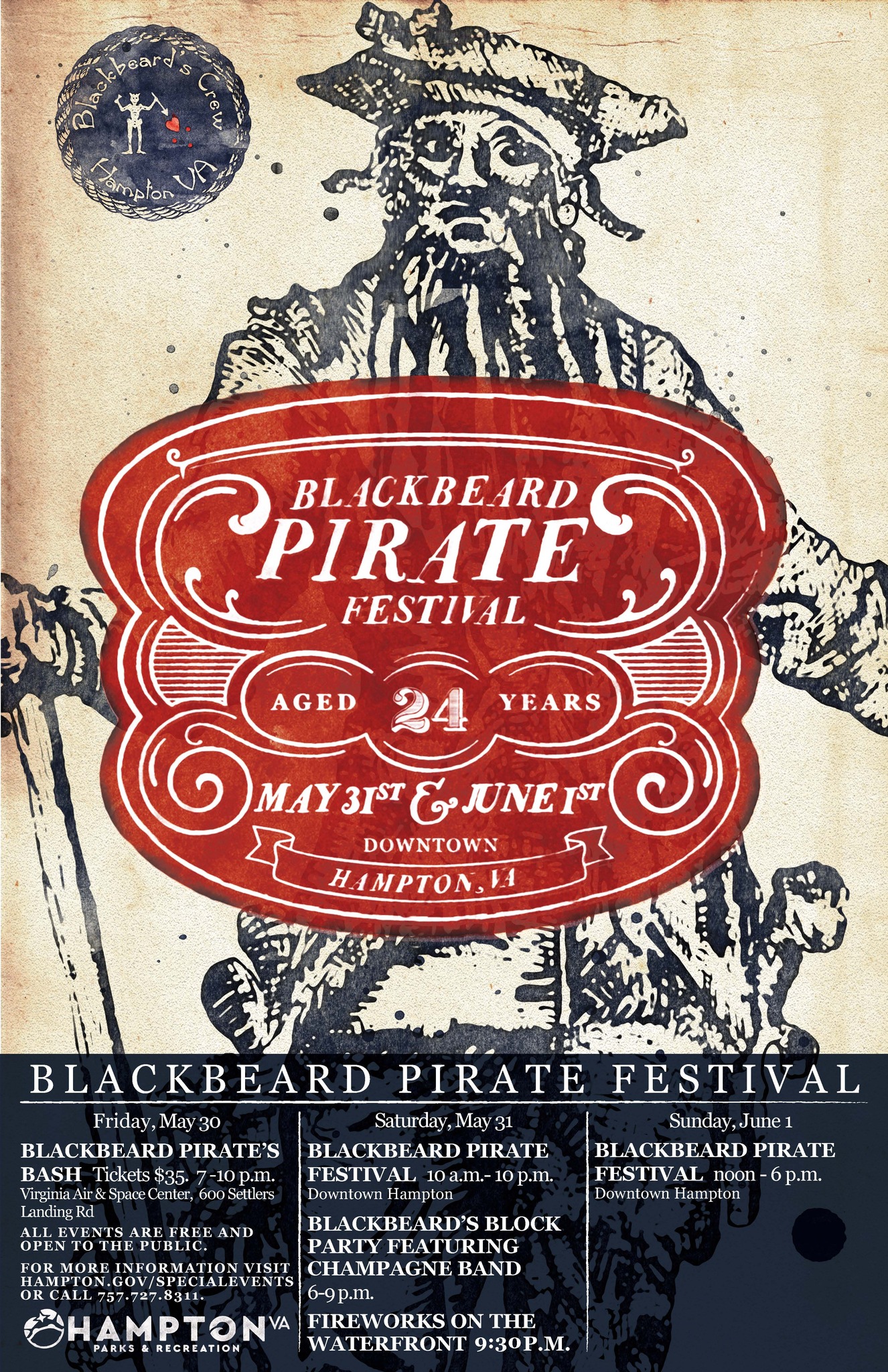 2025 Blackbeard Pirate Festival Hampton VA