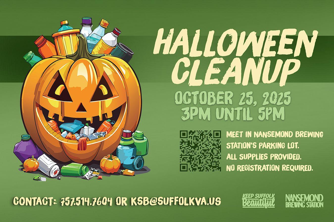 Halloween Cleanup in Suffolk VA