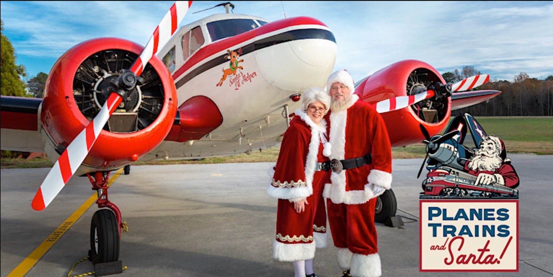Planes Trains and Santa at the Military Aviation Museum