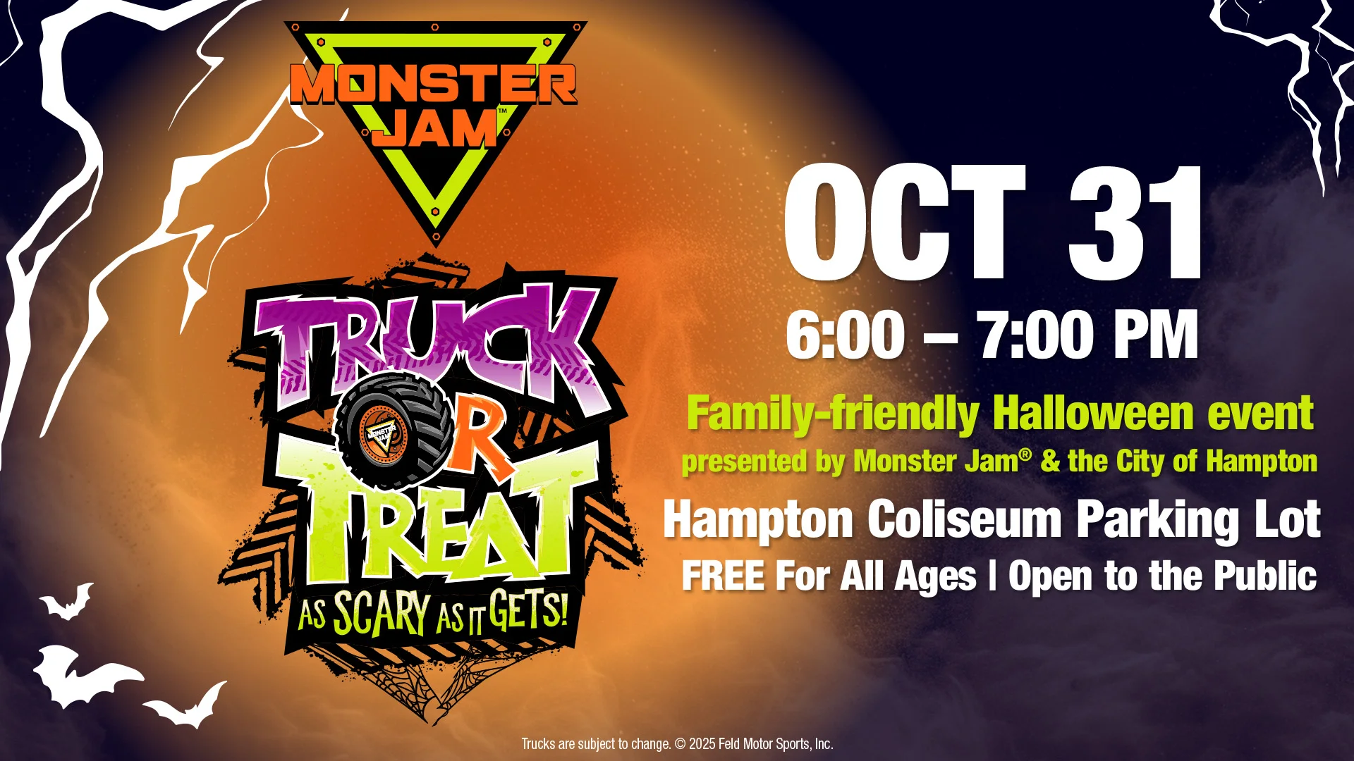 Monster Jam Presents Truck or Treat: As Scary As It Gets!