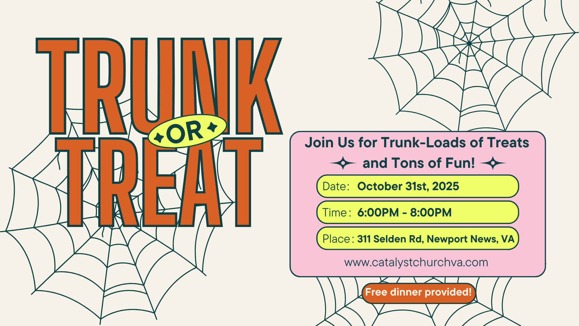 Trunk or Treat Catalyst Church