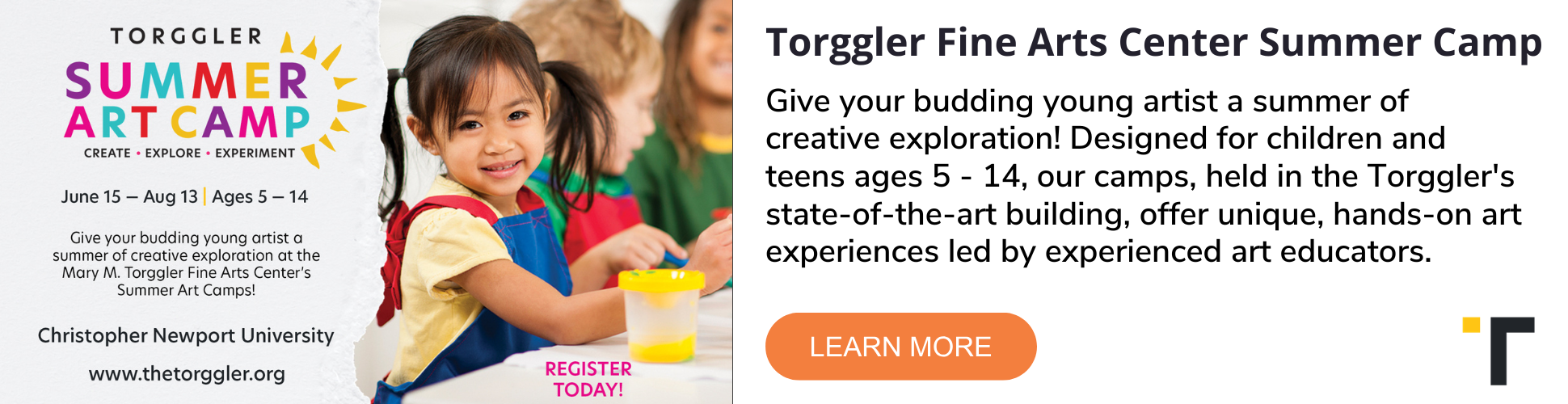 Torggler Fine Arts Center Summer Camps