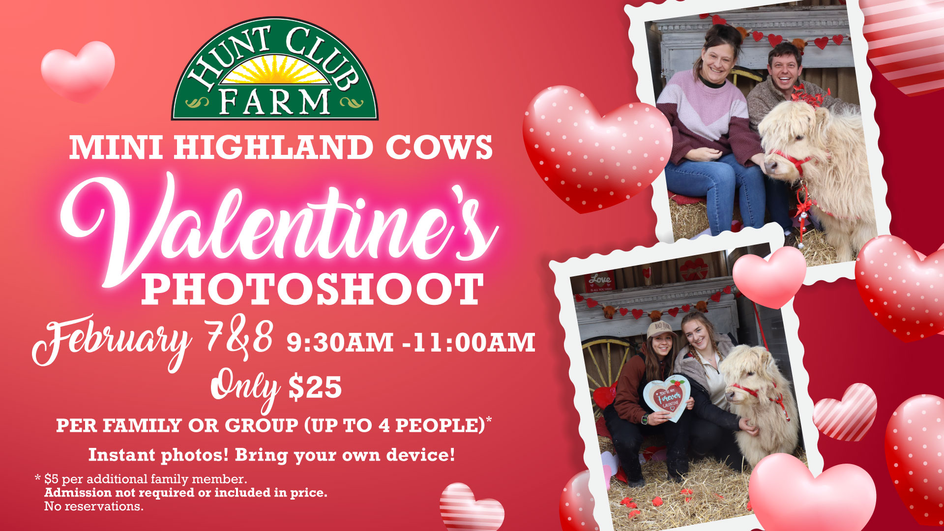 HuntClubFarm Febuary Valentine Photo Shoot