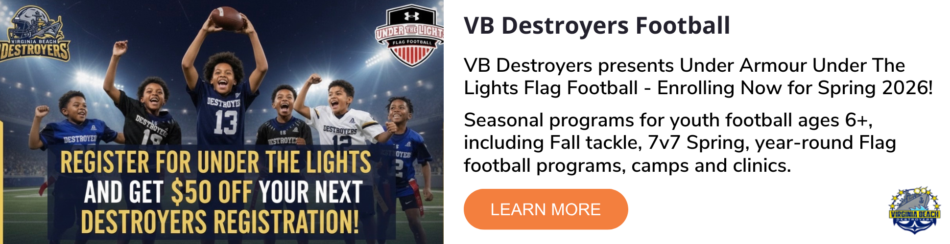 VB Destroyers Football