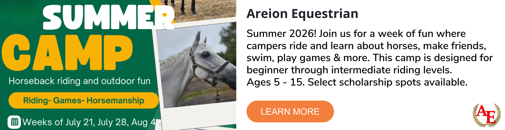 Areion Equestrian Summer Camp
